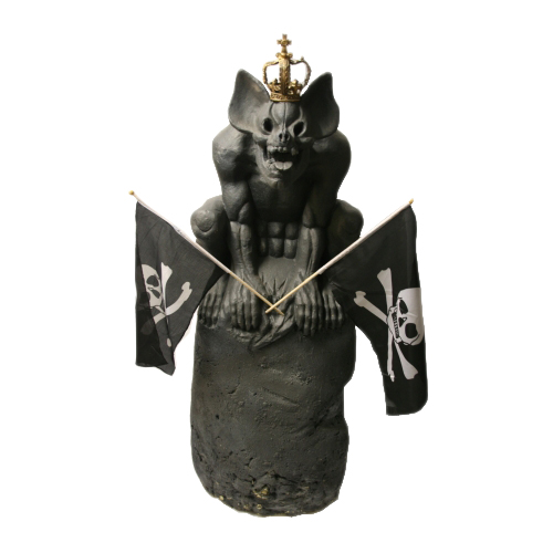 Dekofigur Gargoyles "Wasserspeier Alfons" Unikat, 120cm