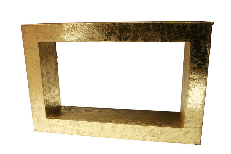 Aufsteller, Warenpresenter, Gold, Quadratisch